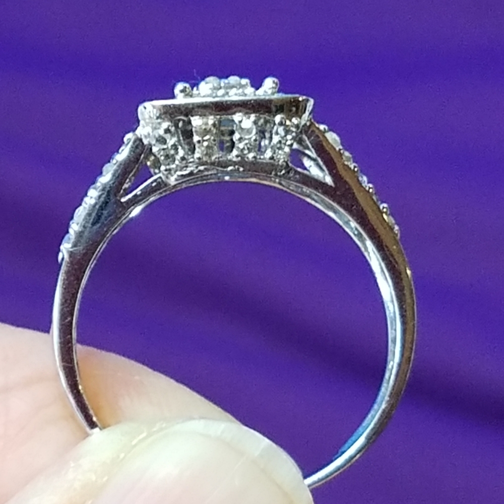 Diamond Cluster Ring - Picture 7 of 14